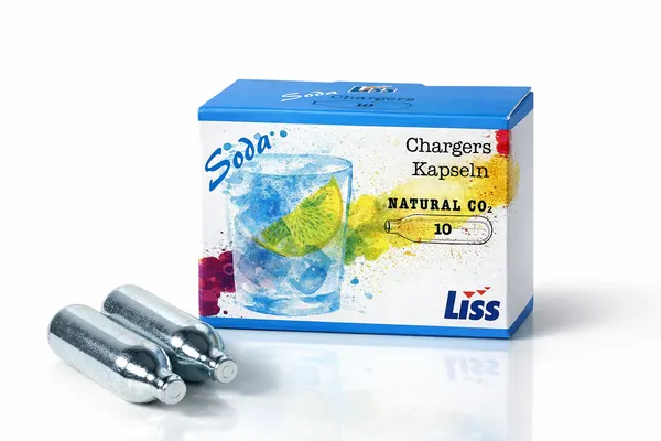 Liss 8g Soda Chargers — Unthreaded CO2 — photo 1