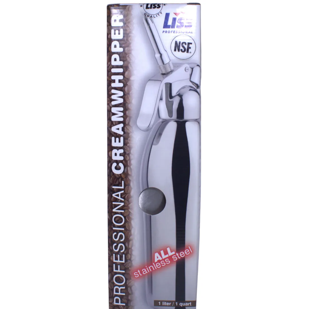 LISS Professional Cream Whipper — 1 Liter