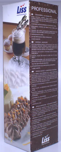 LISS Professional Cream Whipper — 1 Liter — photo 4