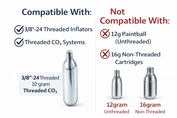 RedRock 10g Threaded CO2 Cartridges — Industrial — photo 3