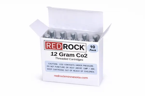 RedRock 12g Threaded CO2 Cartridges — Beverage Grade — photo 1
