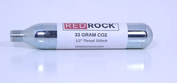 RedRock 33g Threaded CO2 Cartridges — 1/2" Neck — photo 1